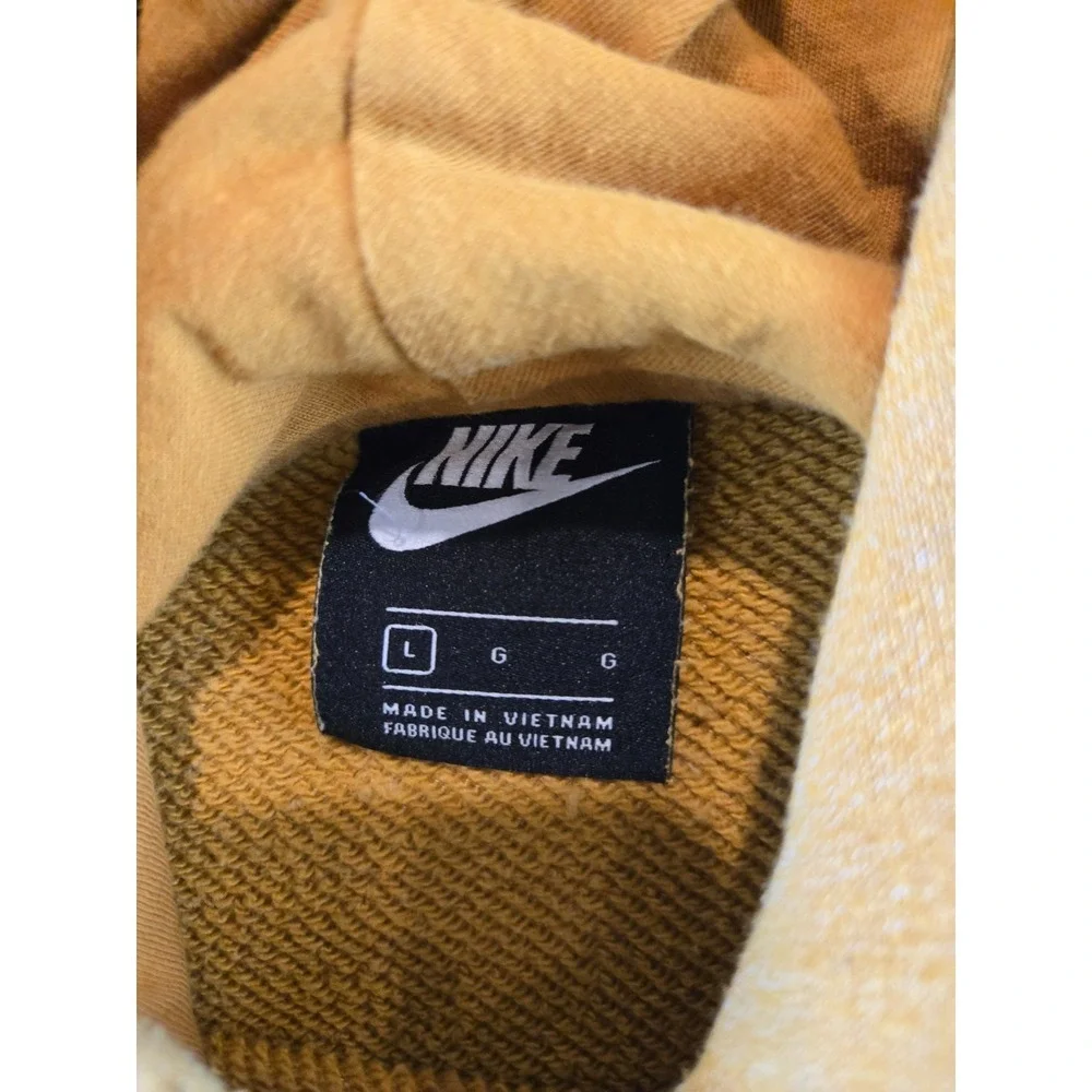 Nike NSW Heritage Hoodie Mens Large Golden Wheat Sweatshirt Terry CV8977-727‎